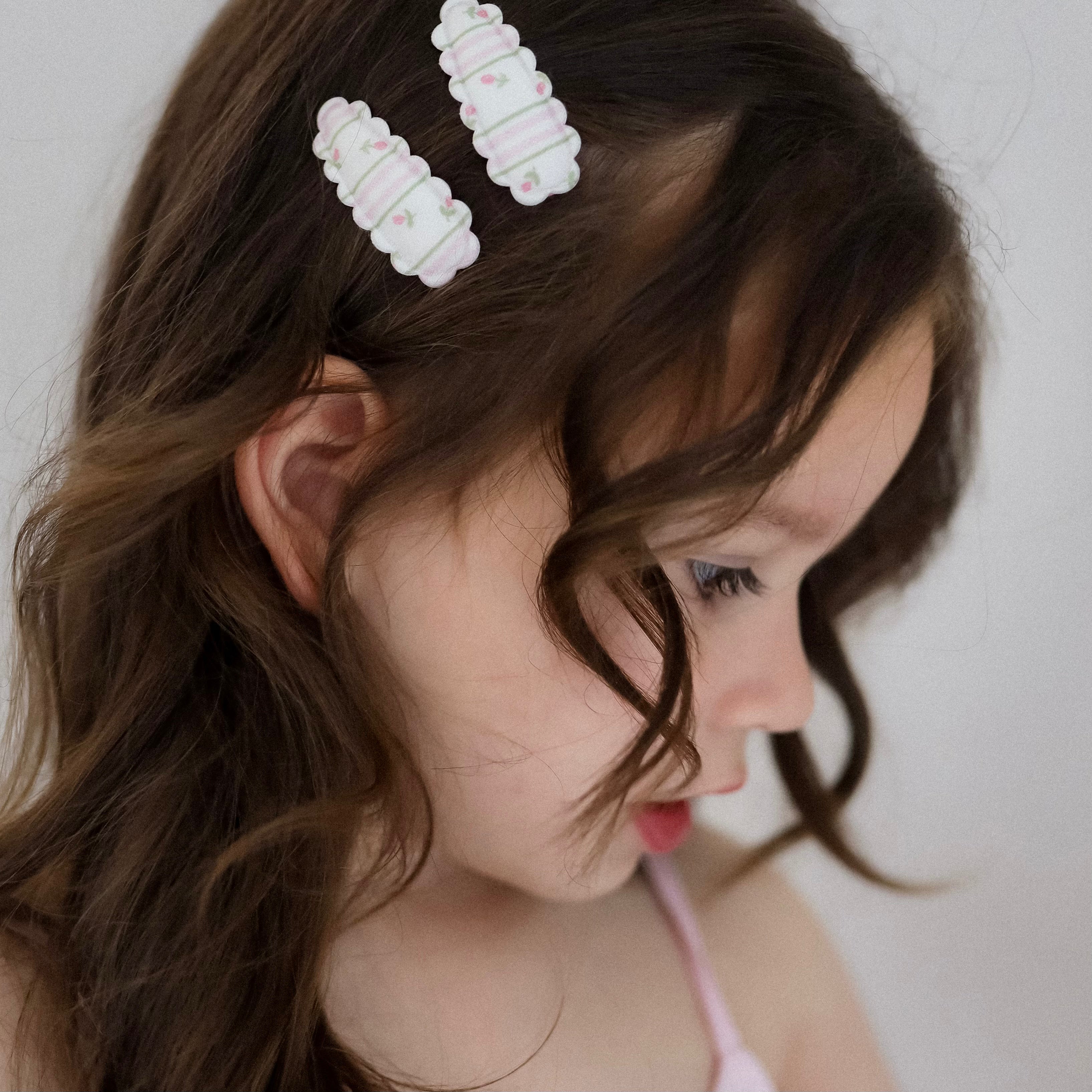 Dainty Snap Clips | Cottage Floral