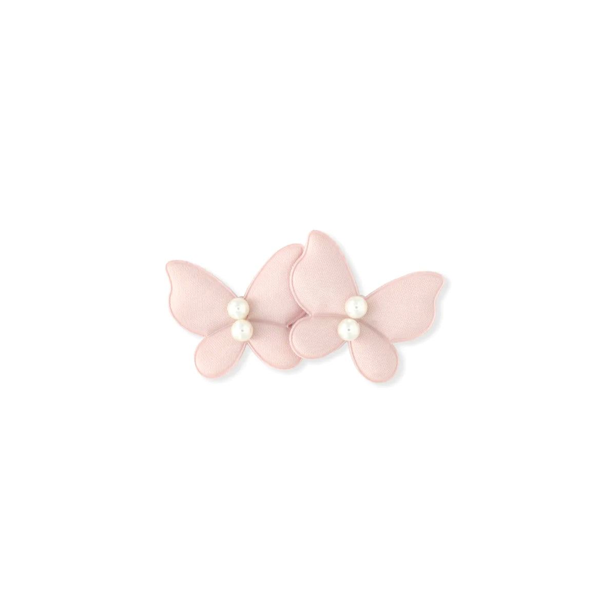 Double Butterfly Clip | Pearl Pink