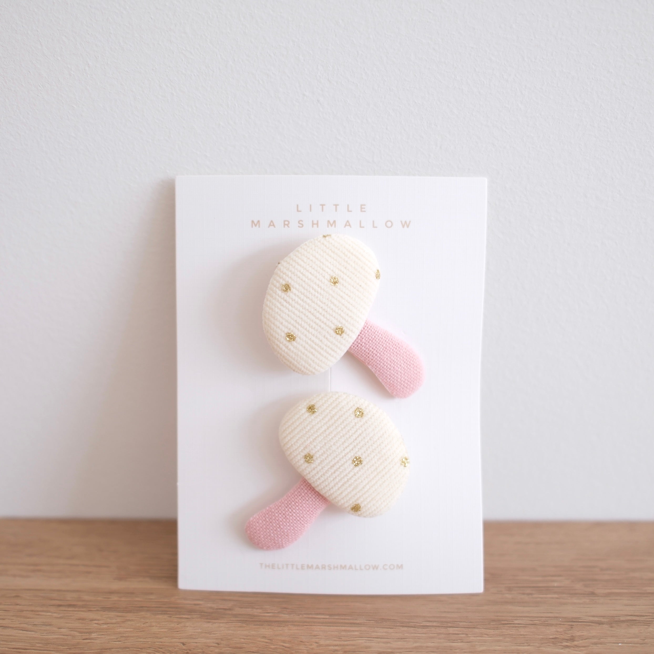 Mushroom Clips | Whipped Pink