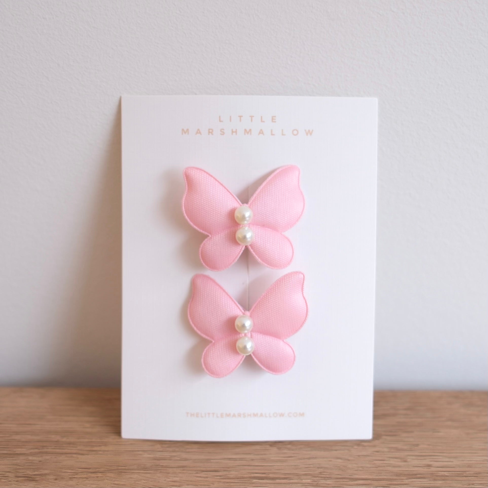 Butterfly Clip Pigtail | Strawberry Pink