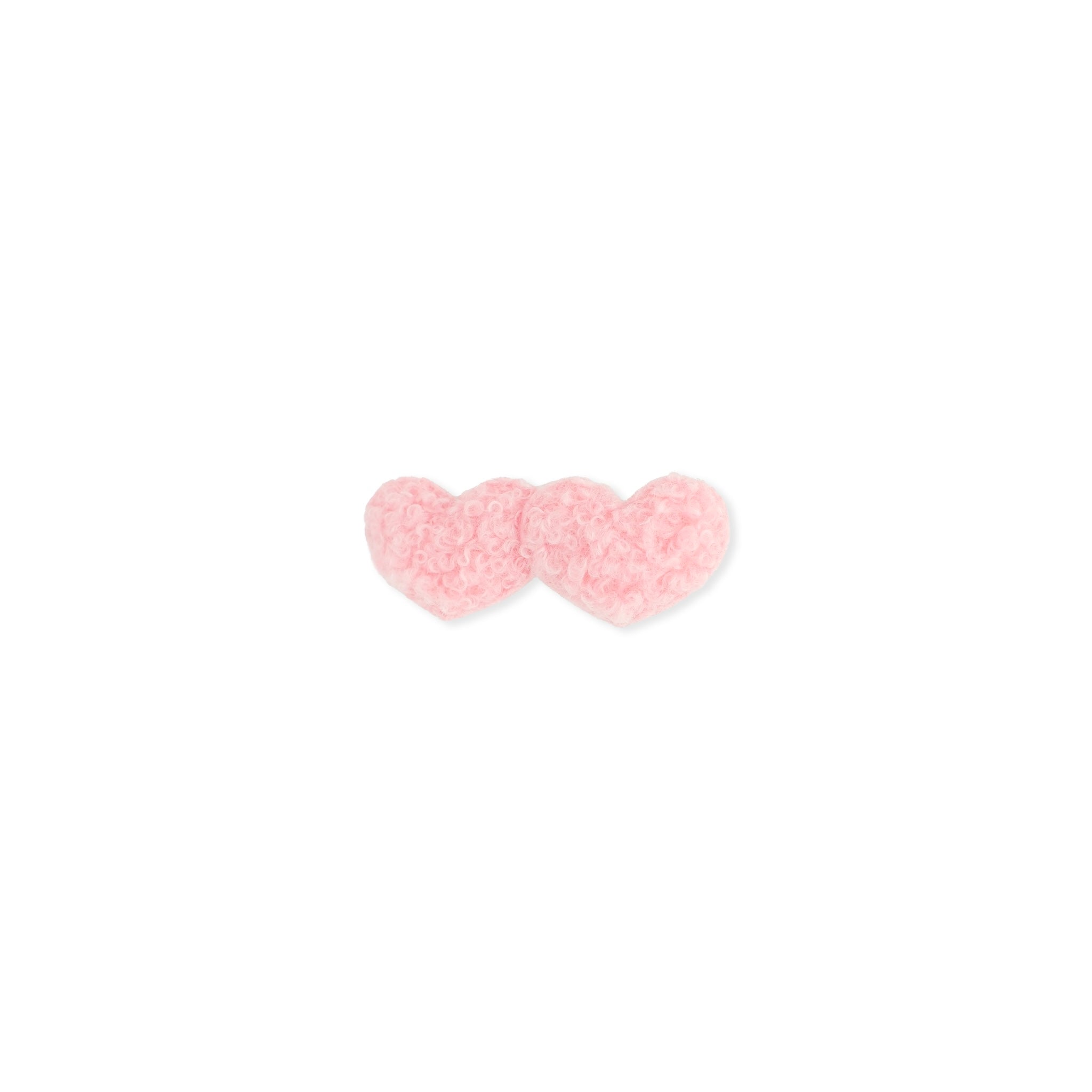 Fluffy Heart Clip | Sweet Pink