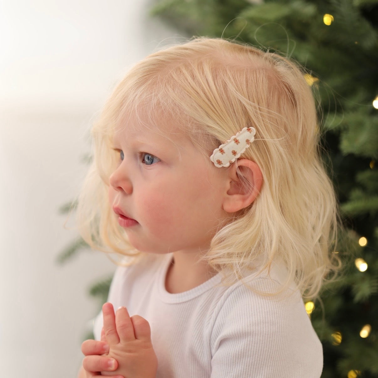 Dainty Snap Clips | Gingerbread