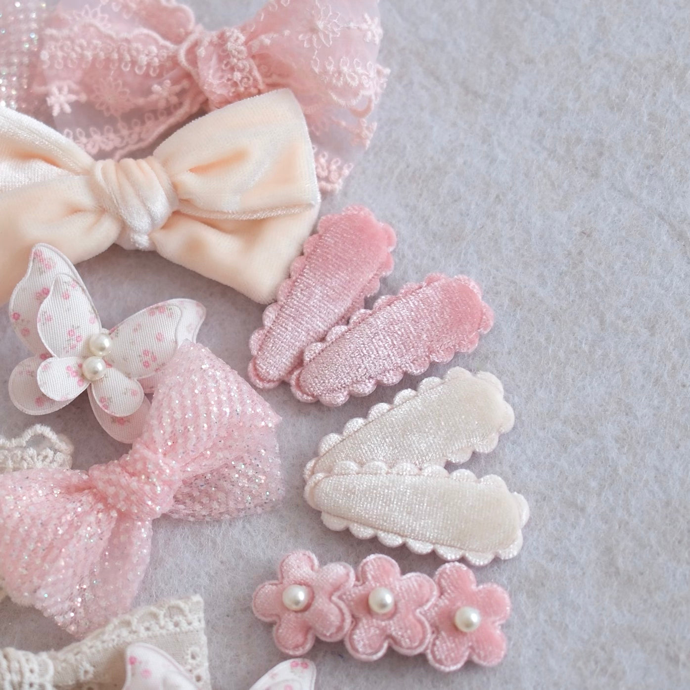 Dainty Snap Clips | Vanilla Cream