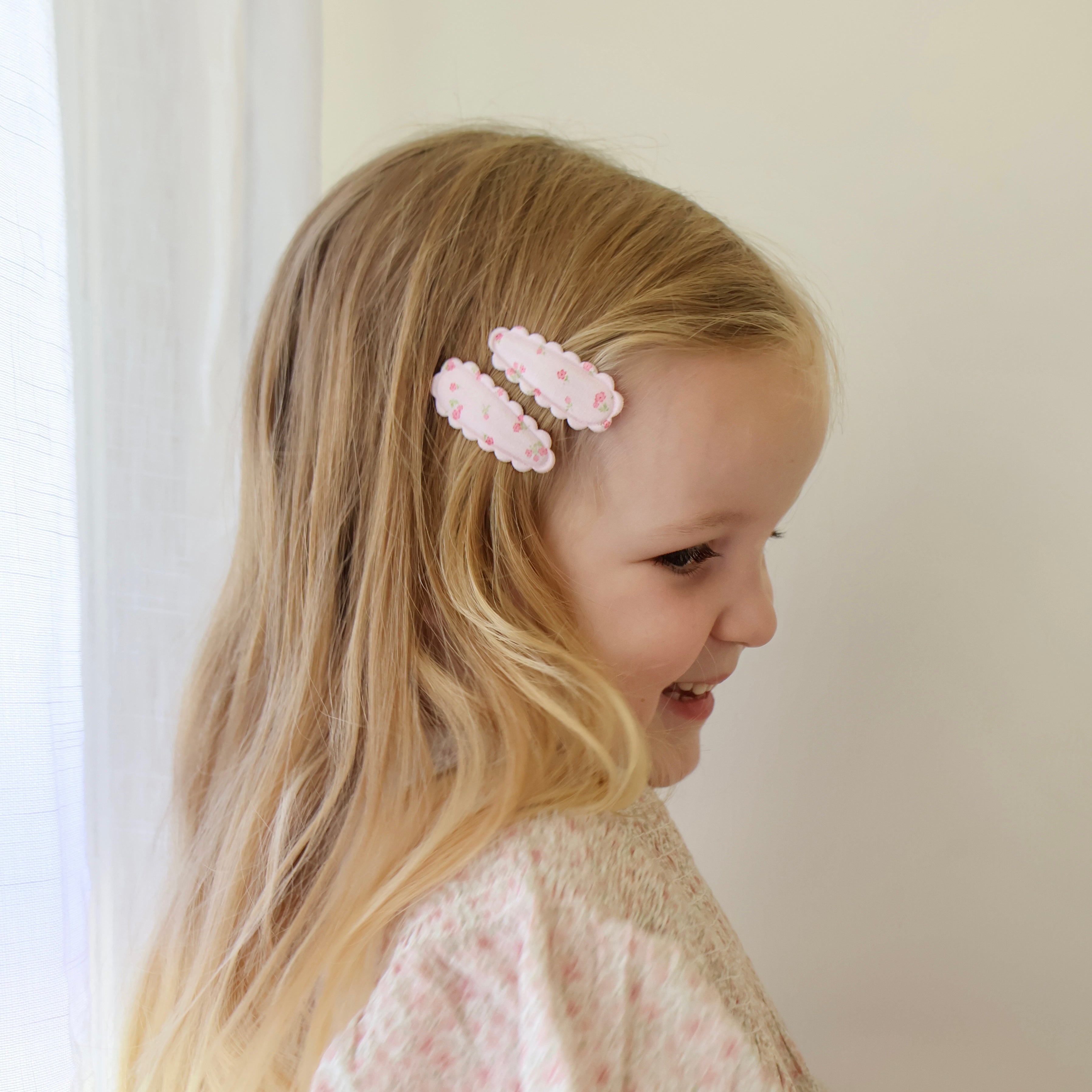 Dainty Snap Clips | Rosebud