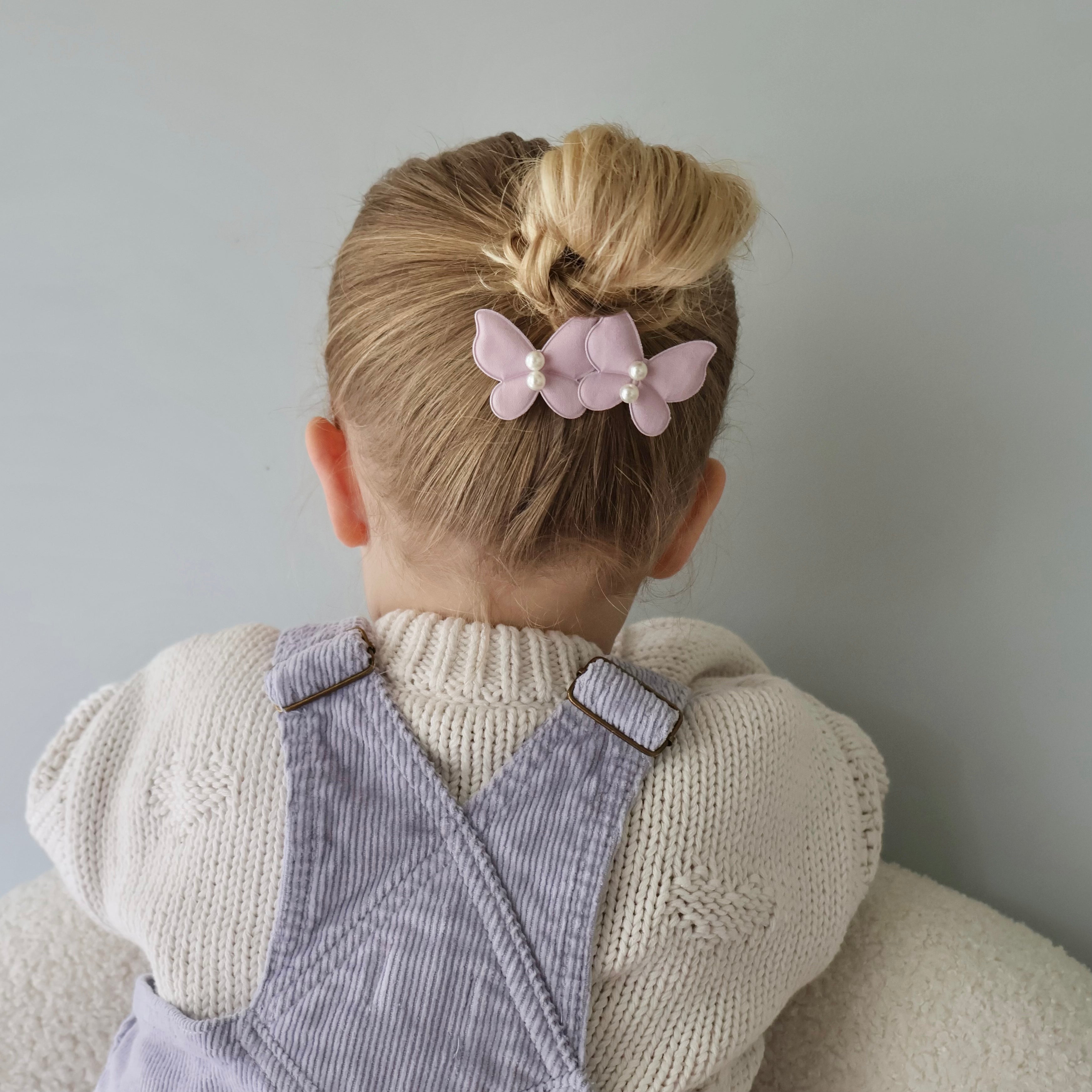 Double Butterfly Clip | Soft Orchid