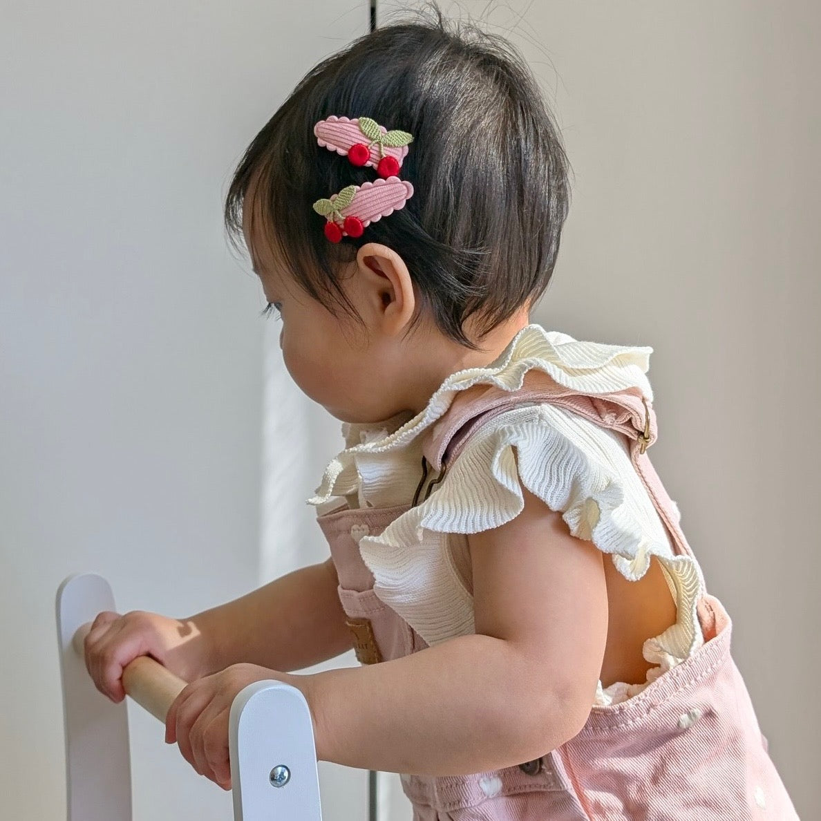 Dainty Snap Clips | Cherry Berry