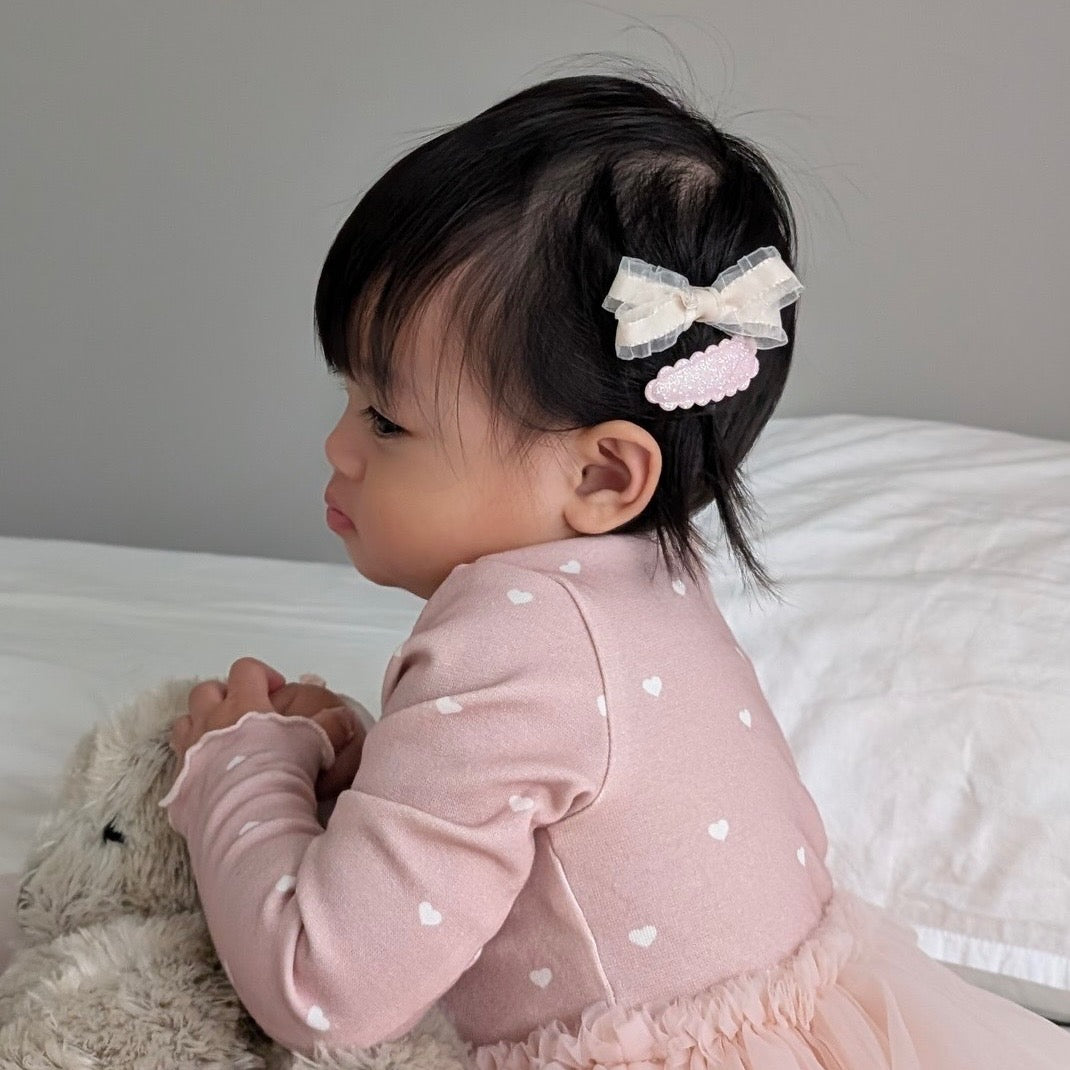 Petite Pixie Bow | Meringue