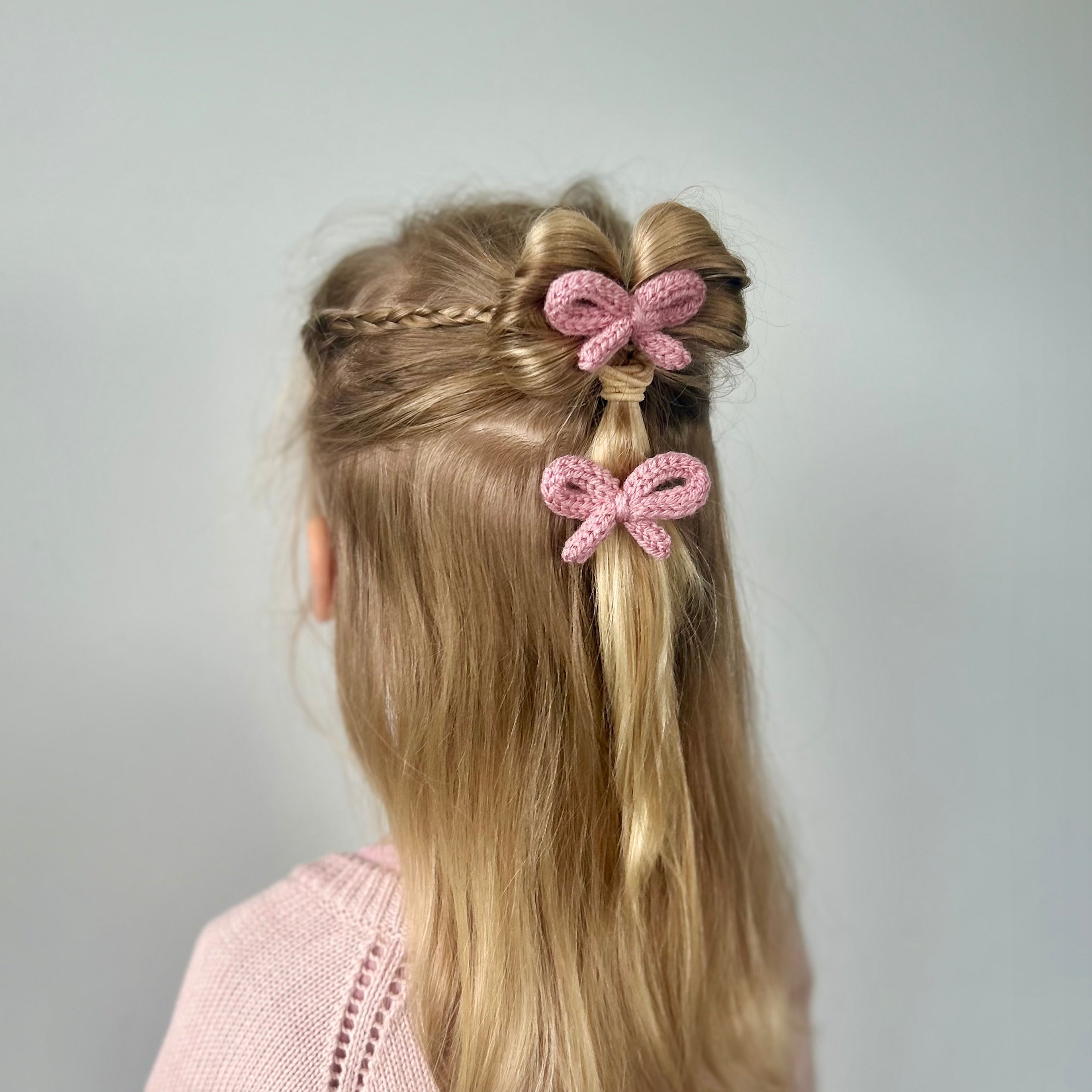 Crochet Ribbon Pigtail Set | Blushwood