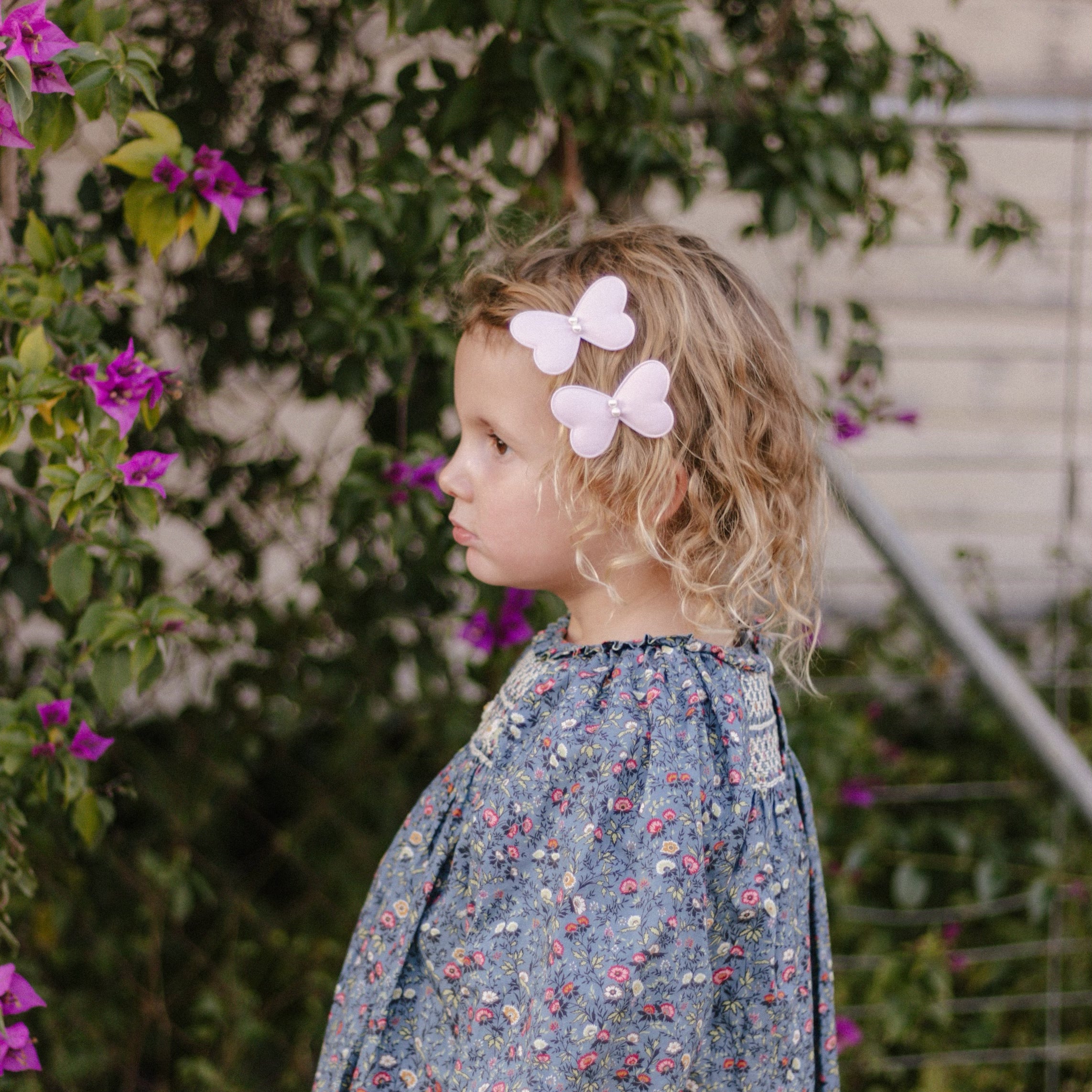 Whimsy Butterfly Clips | Soft Orchid
