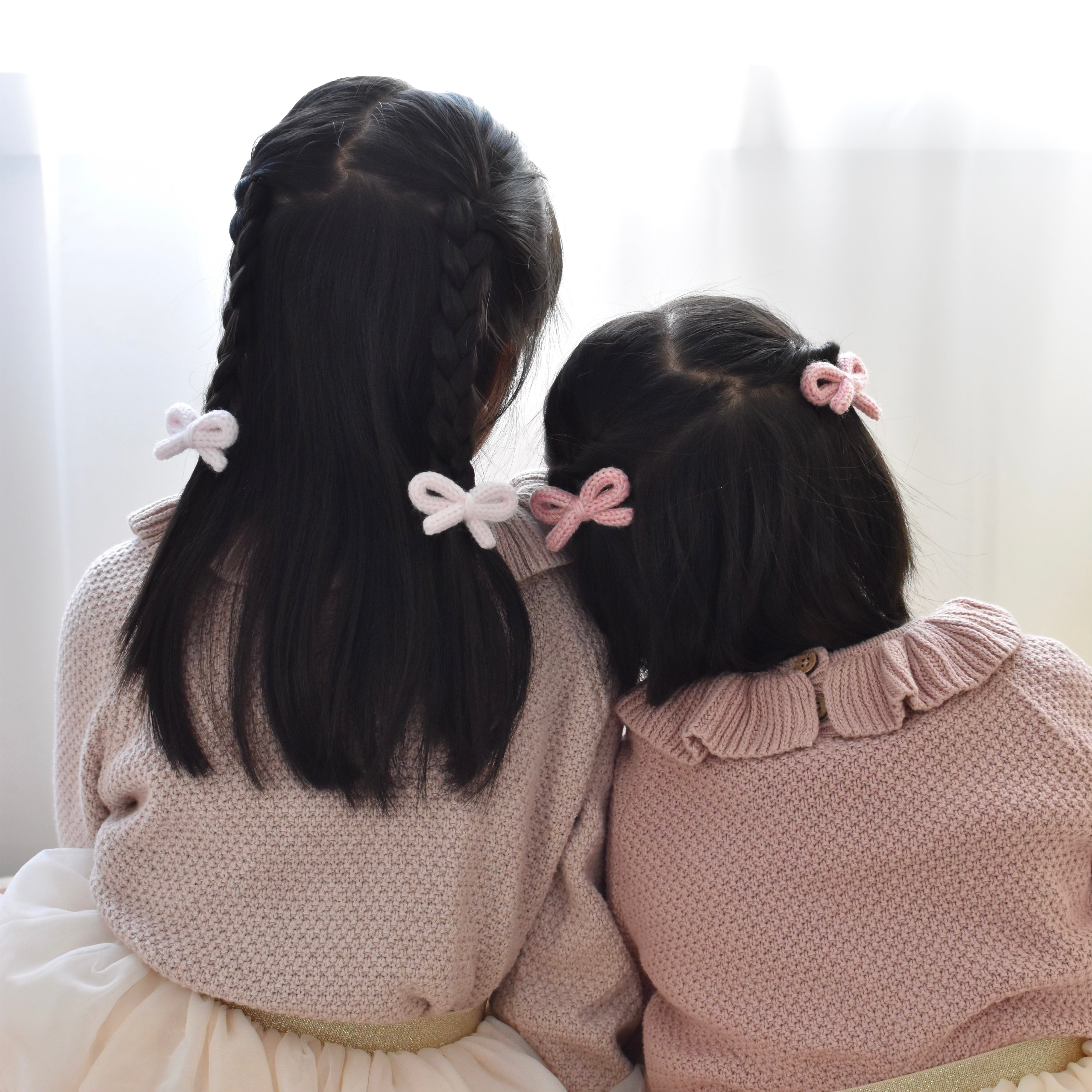 Crochet Ribbon Pigtail Set | Strawberry Whip