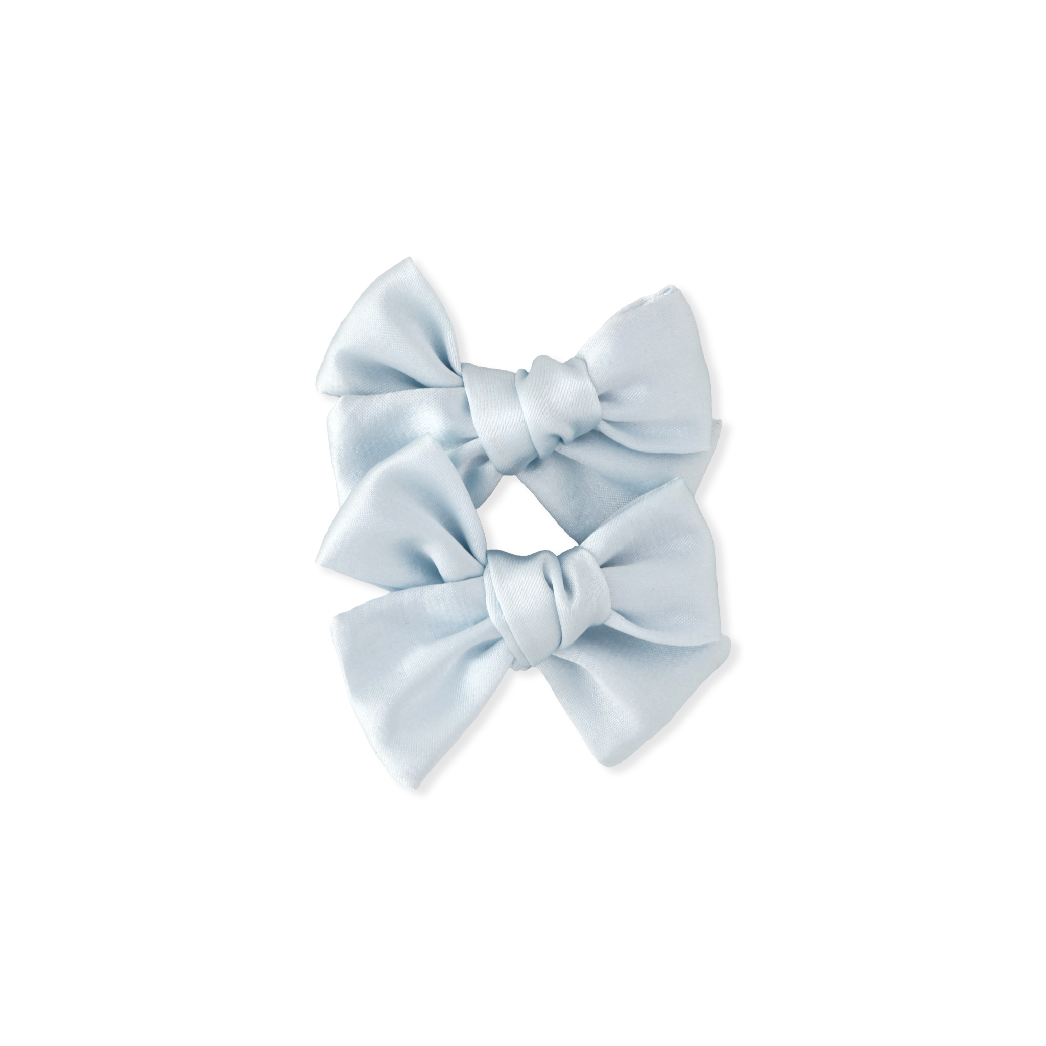 Pinwheel Pigtail Set | Blue Mist