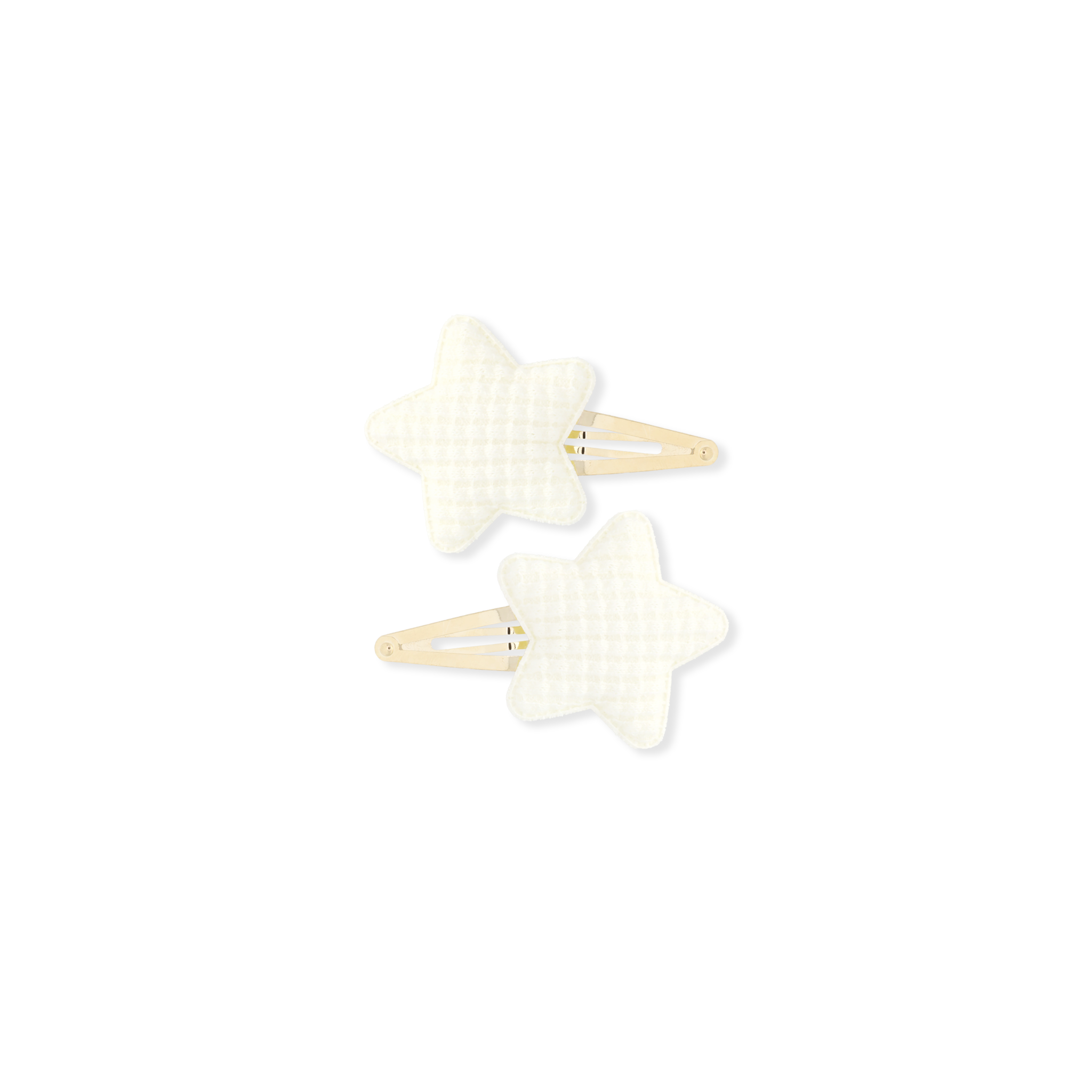 Star Clips | Cream Waffle