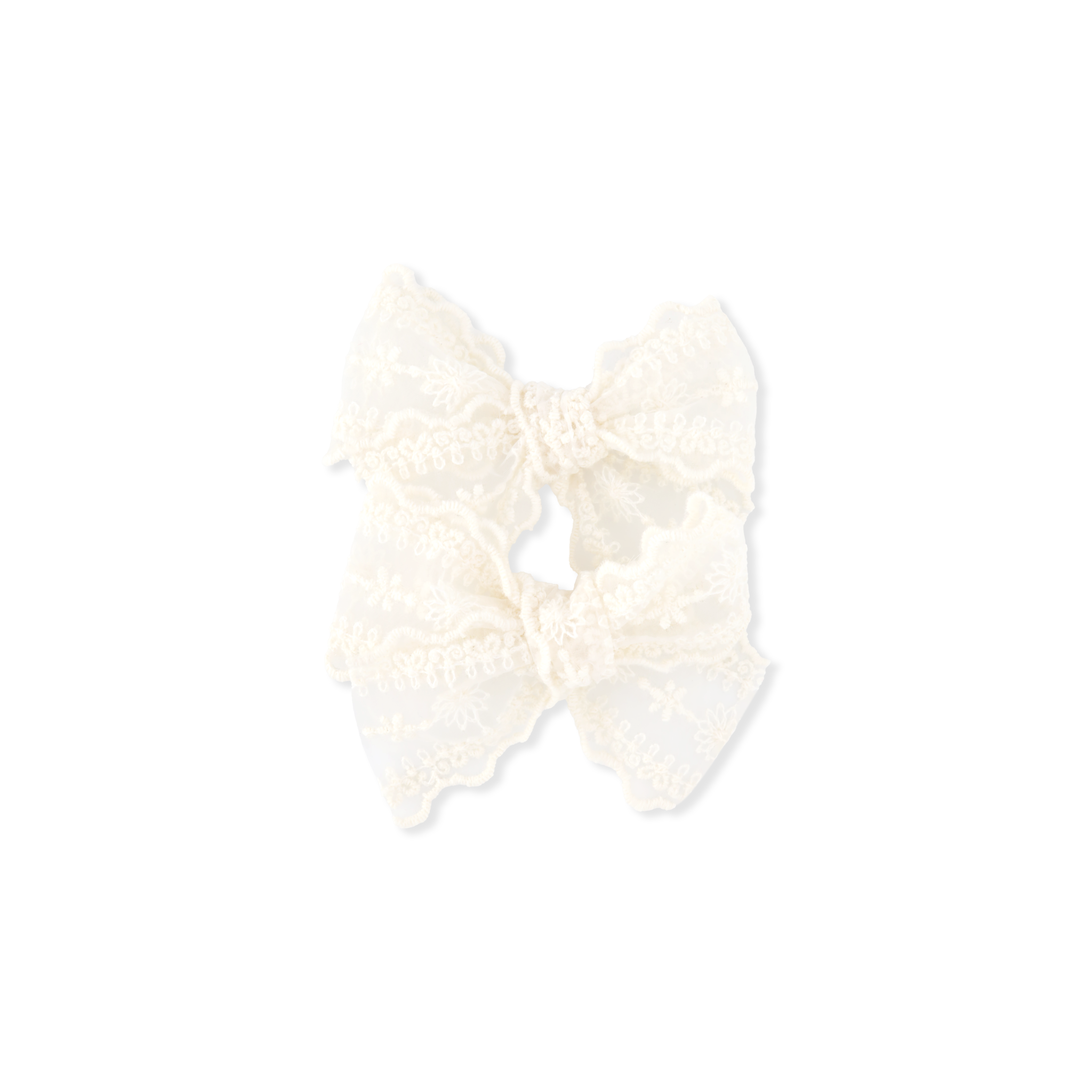 Lace Pigtail Set | Paisley - Cream