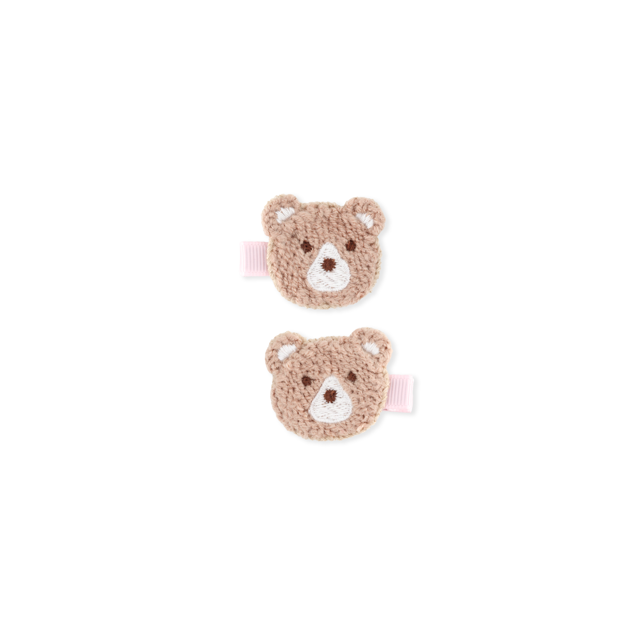 Teddy Clips | Pink