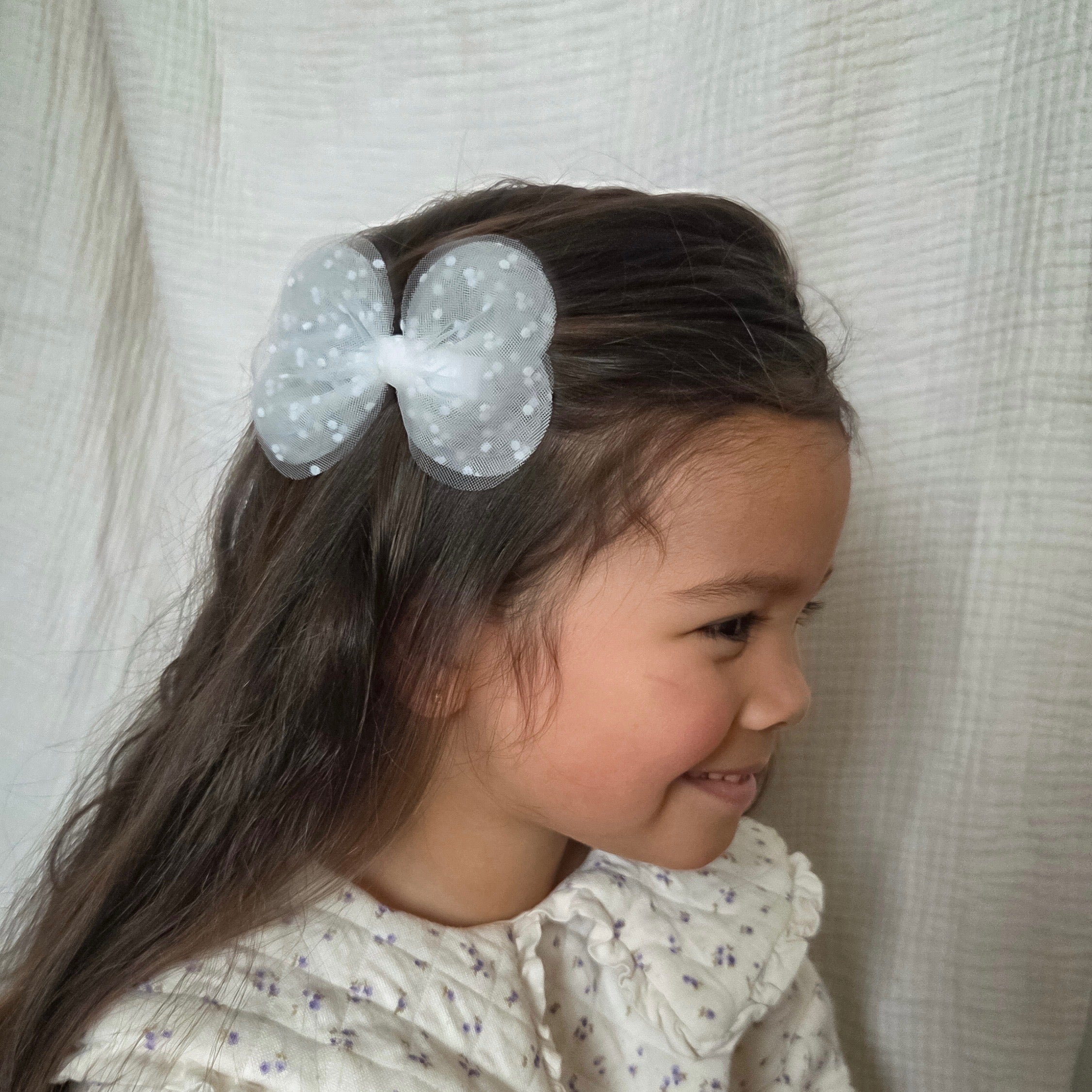 Blossom Bow | Fairy White Dots