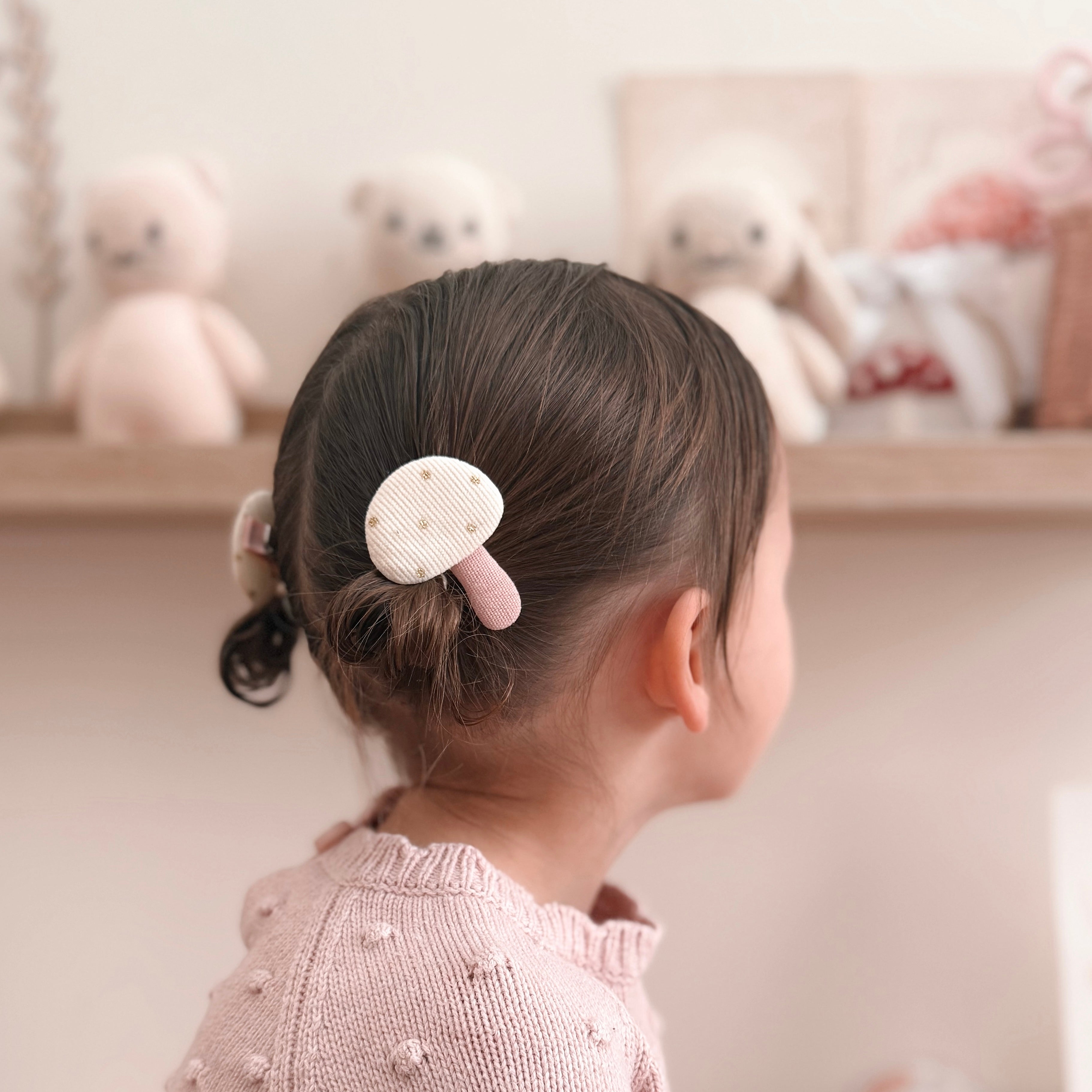 Mushroom Clips | Whipped Pink
