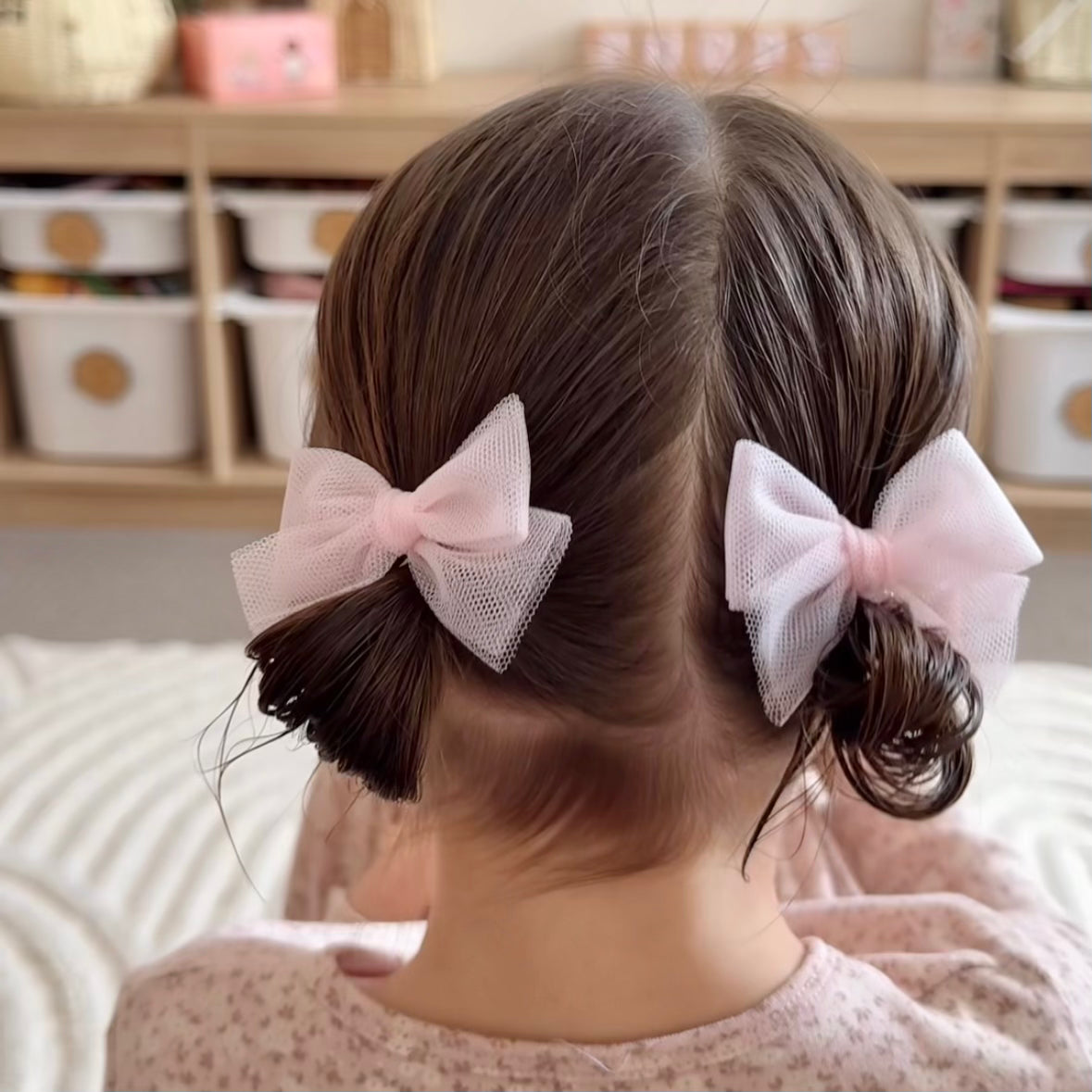 Tulle Pigtail Set | Ballet Pink