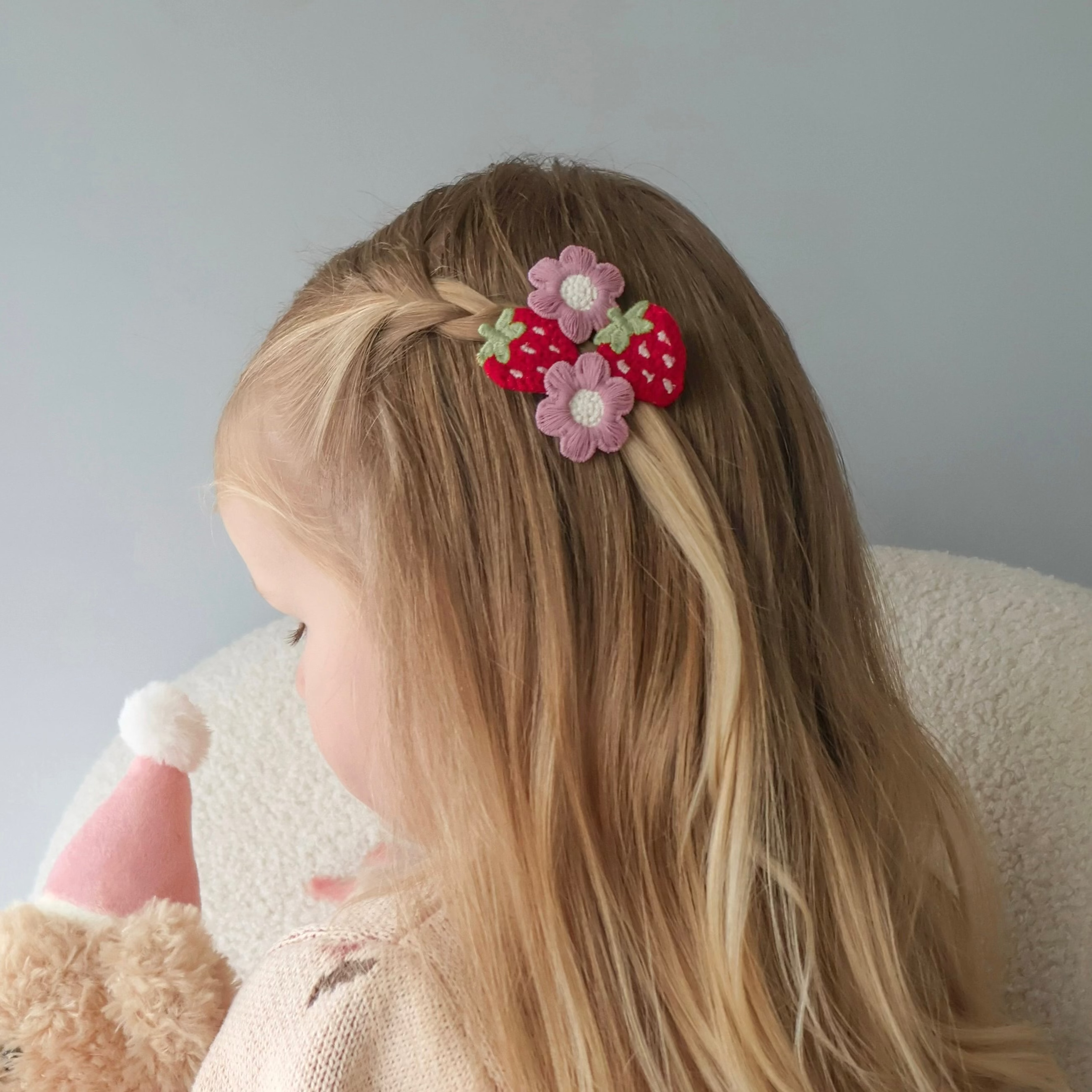 Clip Pigtail | Berry Bloom - Plum
