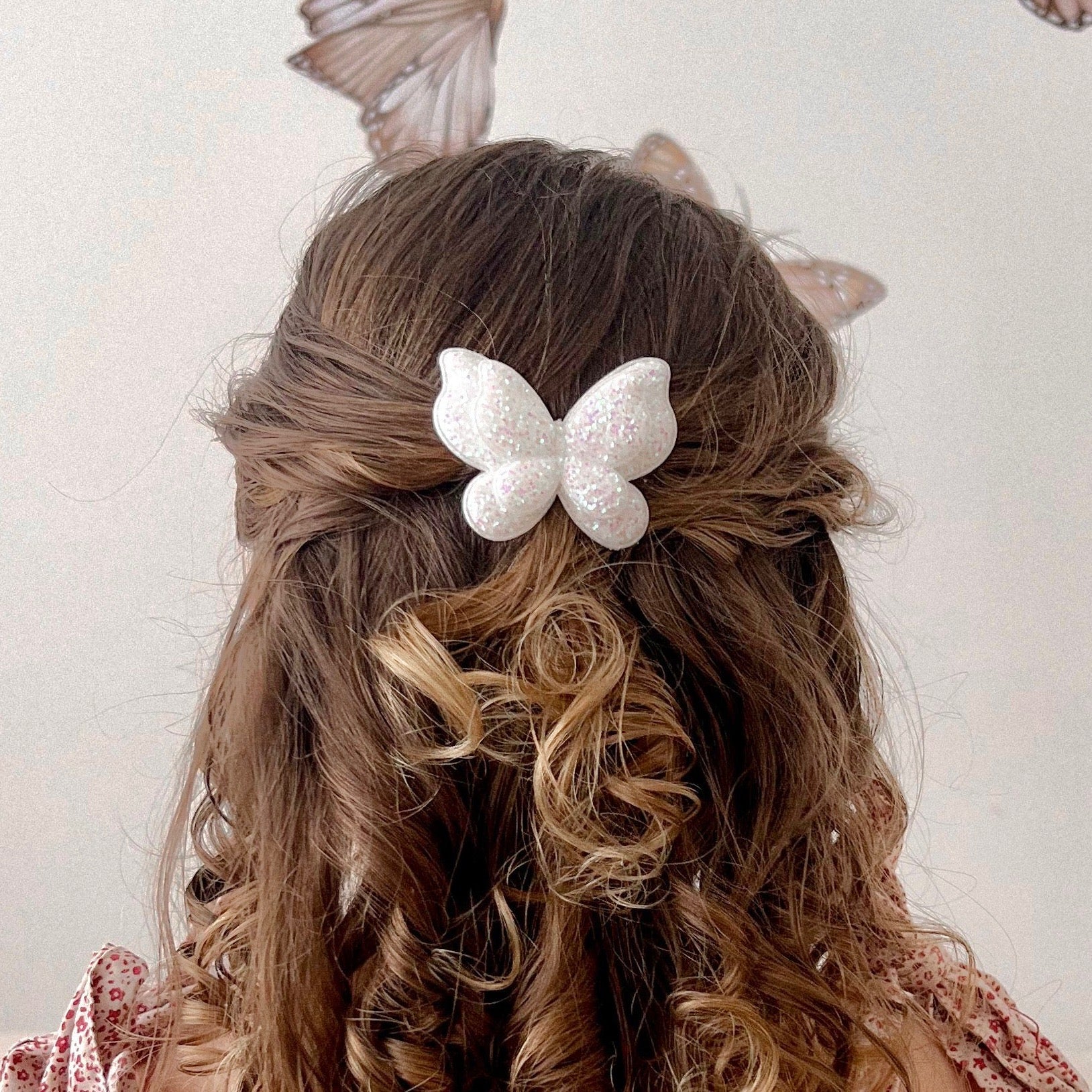 Clip | Opal Glitter Butterfly