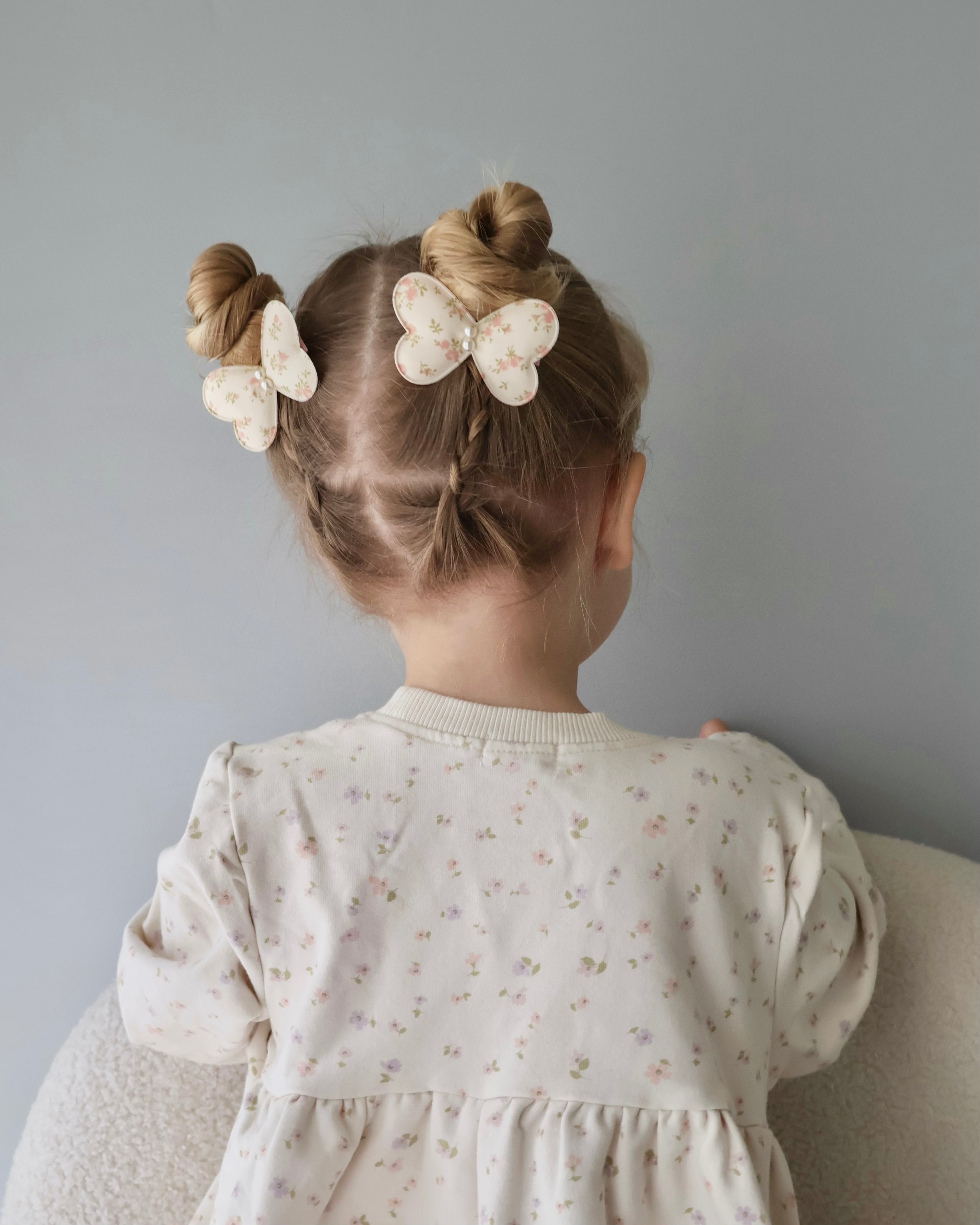 Whimsy Butterfly Clips | Cottage Floral