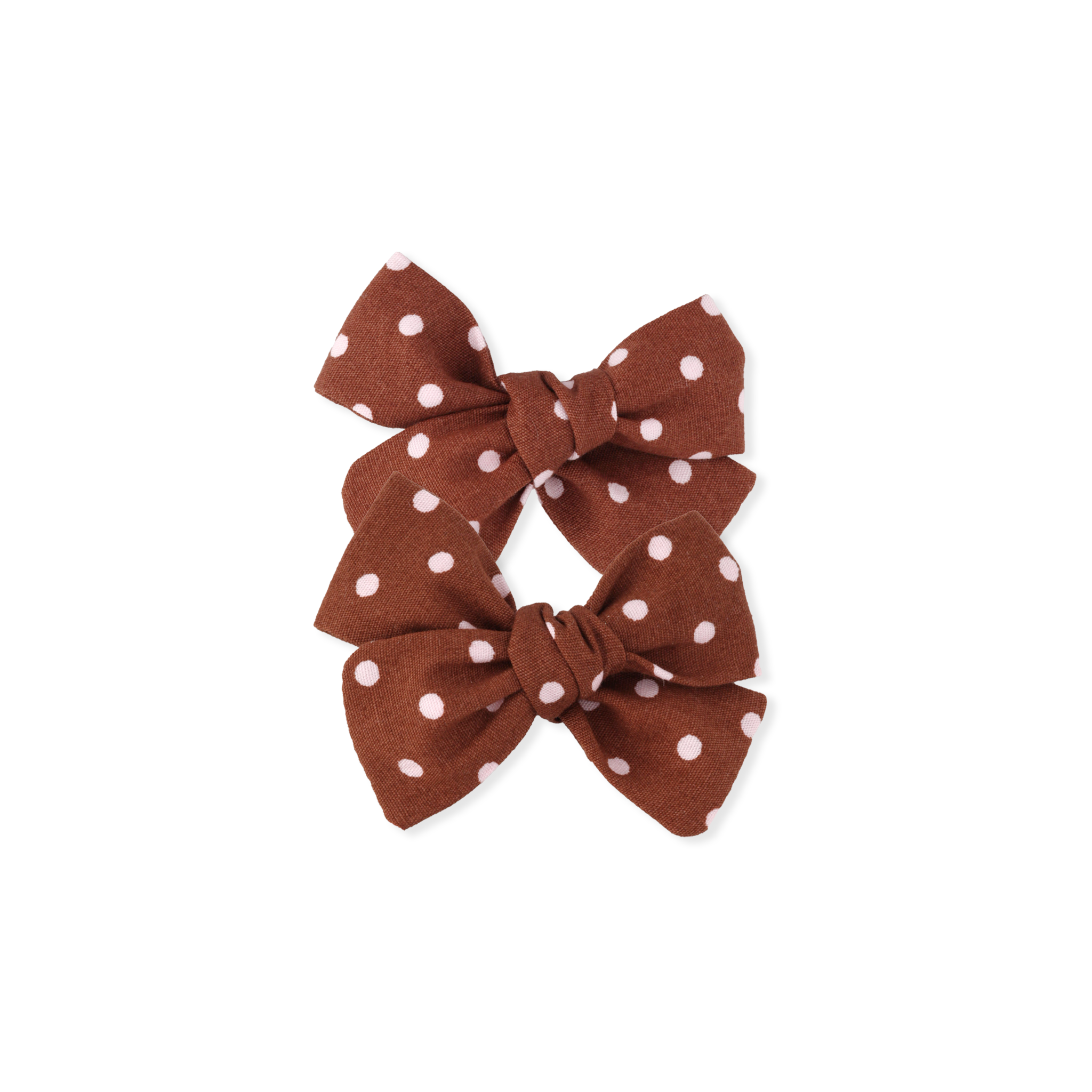 Pinwheel Pigtail Set | Chocolate Strawberry