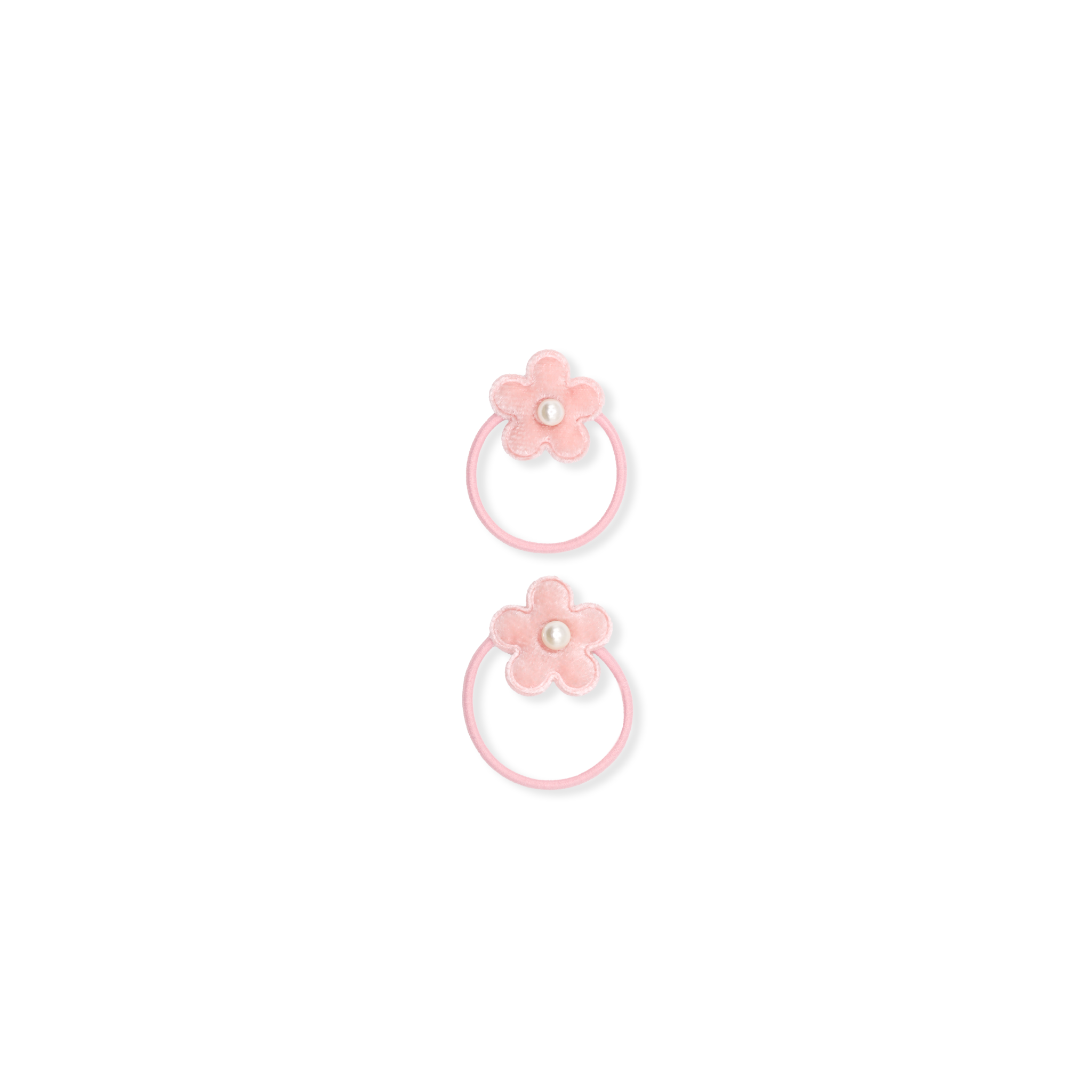 Hair Ties | Pink Velvet Daisy